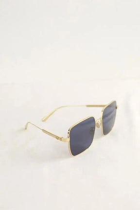 Lunettes de soleil Dior Doré en Métal
