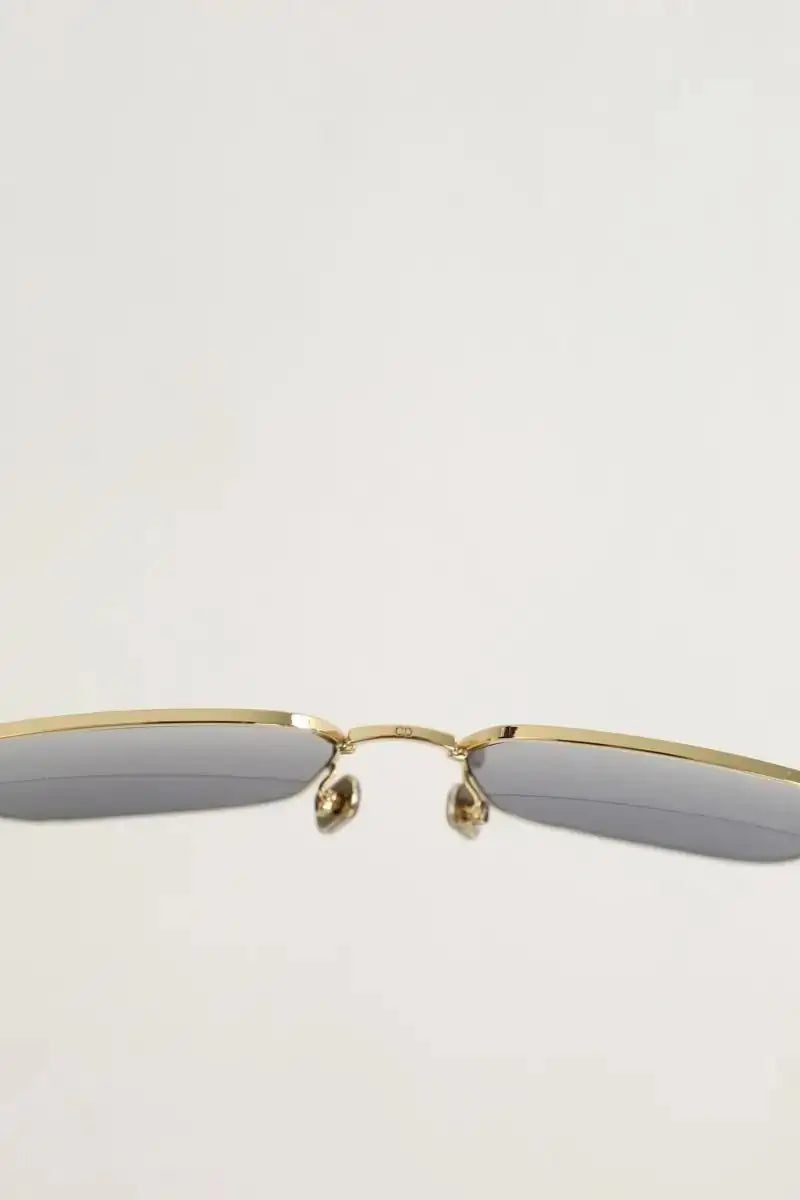 Lunettes de soleil Dior Doré en Métal