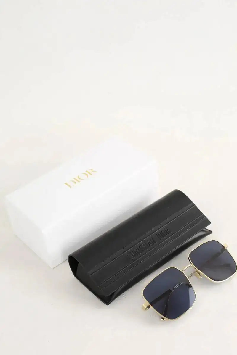 Lunettes de soleil Dior Doré en Métal