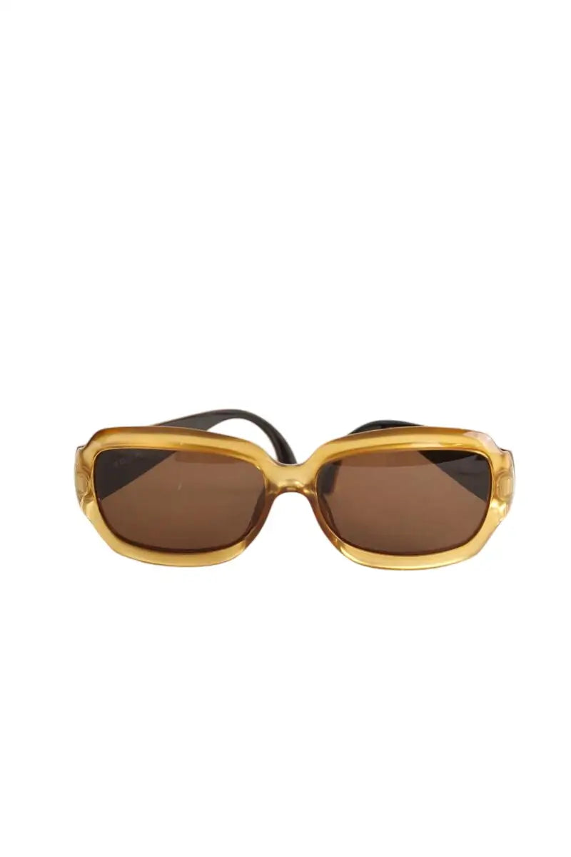 Lunettes de soleil Dior Doré en Plastique - Seconde Main