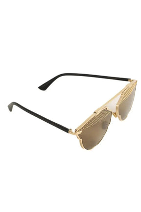 Lunettes de soleil Dior So Real Doré en Métal