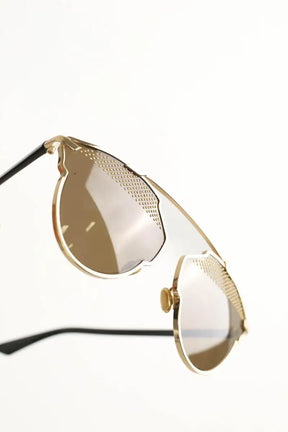 Lunettes de soleil Dior So Real Doré en Métal