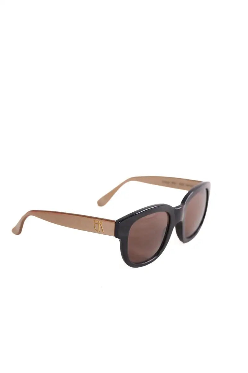 Lunettes de soleil Emmanuelle Khanh Noir en Plastique