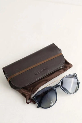 Lunettes de soleil Giorgio Armani Marron en Plastique