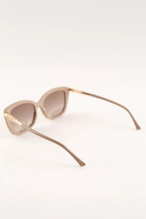 Lunettes de soleil Jimmy Choo Beige en Plastique