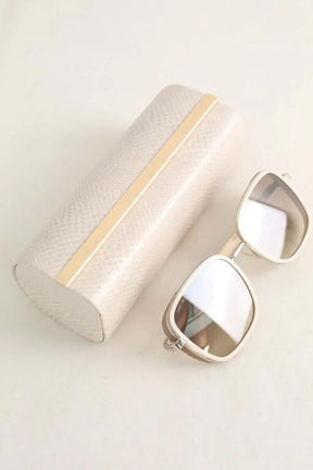 Lunettes de soleil Jimmy Choo Blanc en Plastique