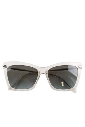 Lunettes de soleil Jimmy Choo Blanc en Plastique - Seconde Main