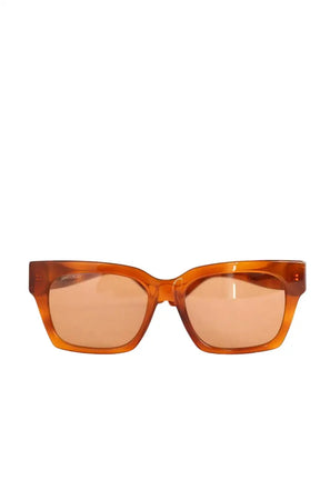 Lunettes de soleil Jimmy Choo Marron en Plastique - Seconde Main