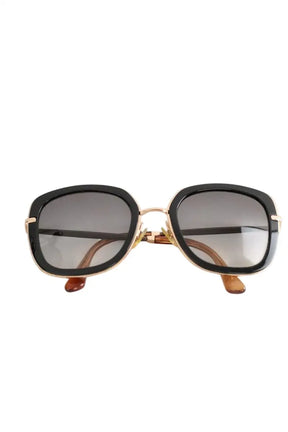 Lunettes de soleil Jimmy Choo Noir en Plastique - Seconde Main