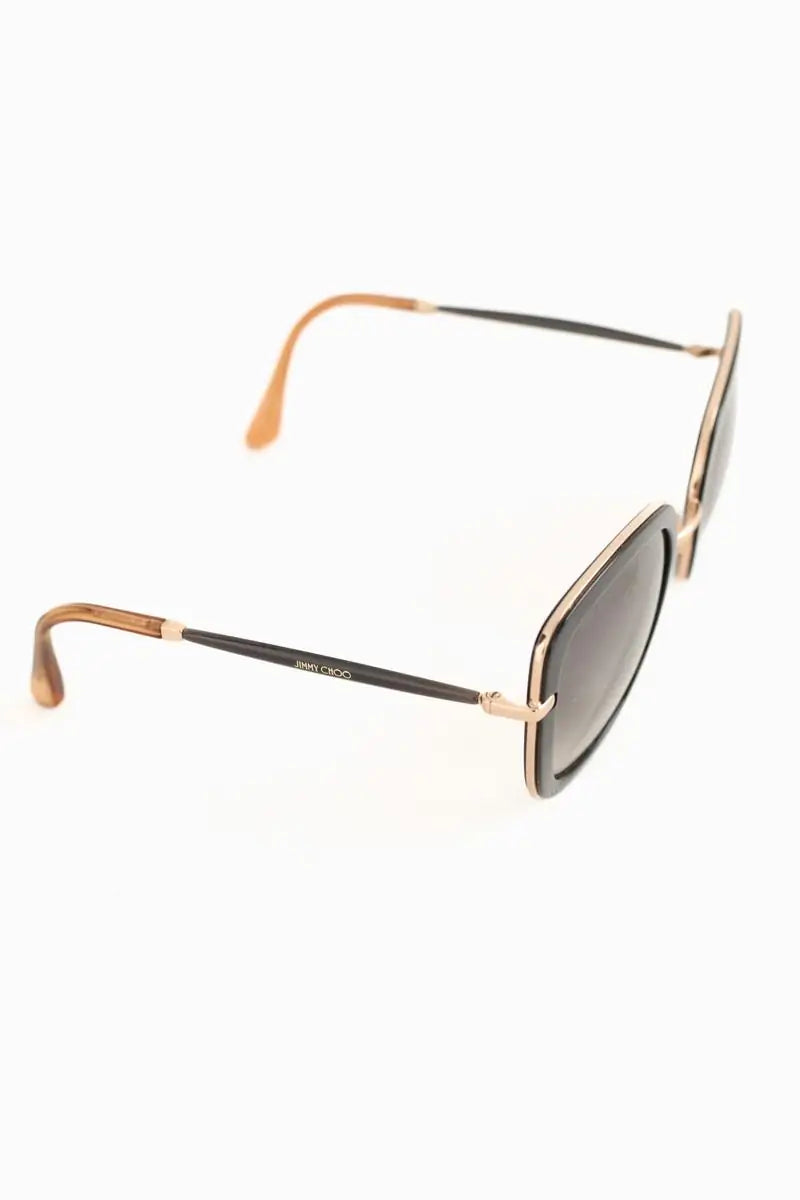 Lunettes de soleil Jimmy Choo Noir en Plastique