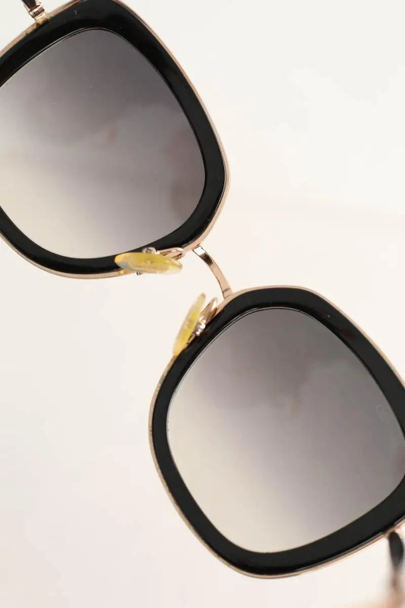 Lunettes de soleil Jimmy Choo Noir en Plastique
