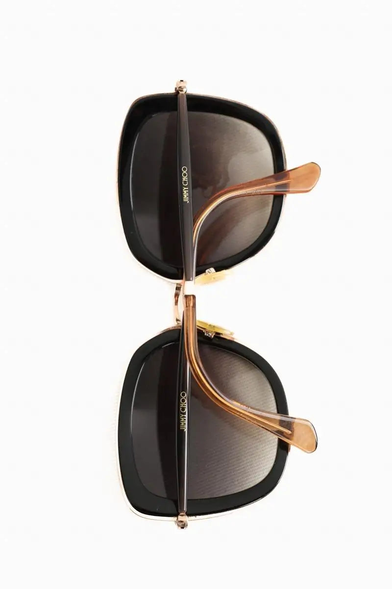 Lunettes de soleil Jimmy Choo Noir en Plastique