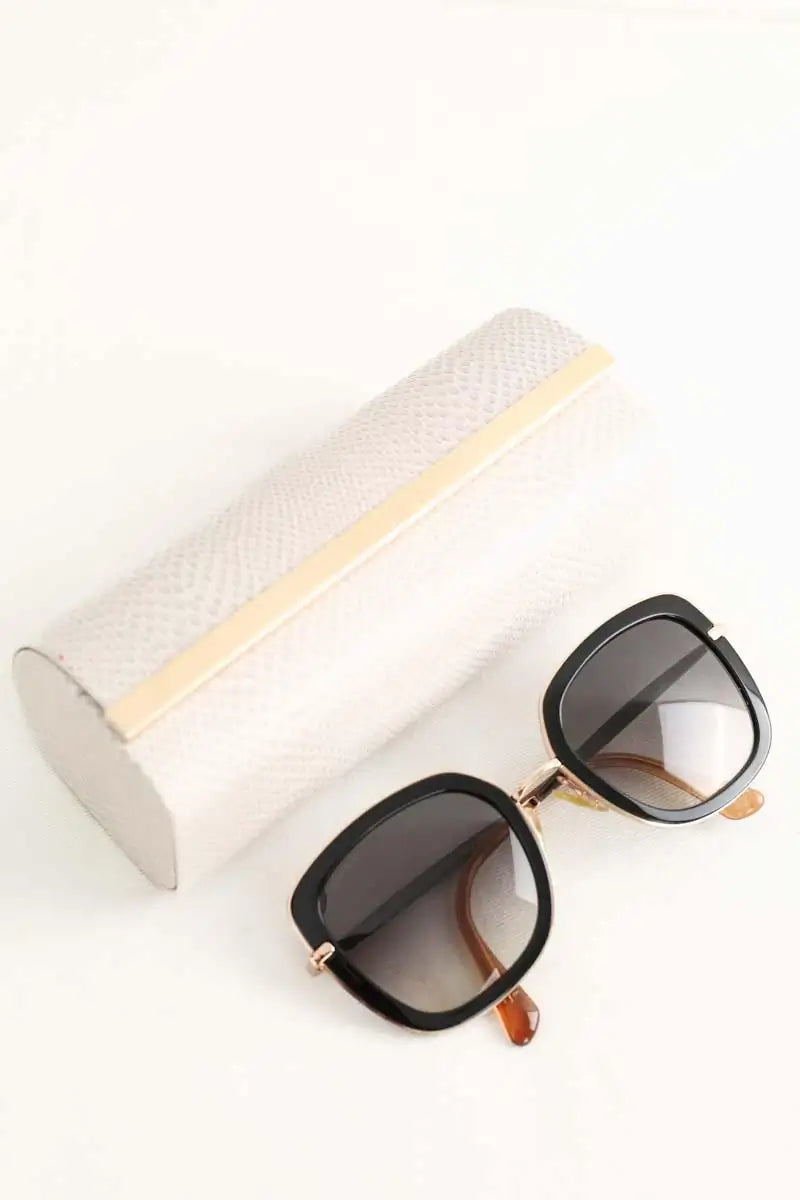 Lunettes de soleil Jimmy Choo Noir en Plastique