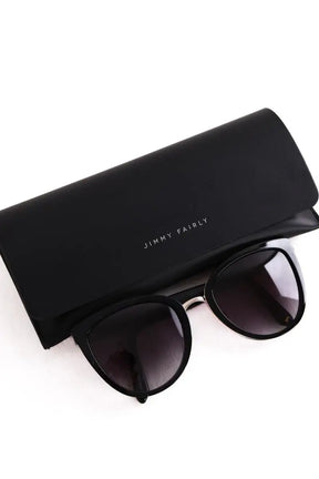 Lunettes de soleil Jimmy Fairly Bellagio  Noir en Plastique