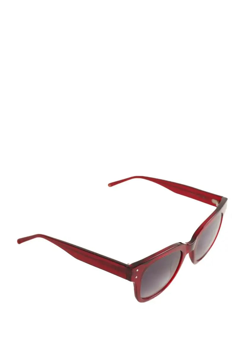 Lunettes de soleil Jimmy Fairly Bordeaux en Plastique