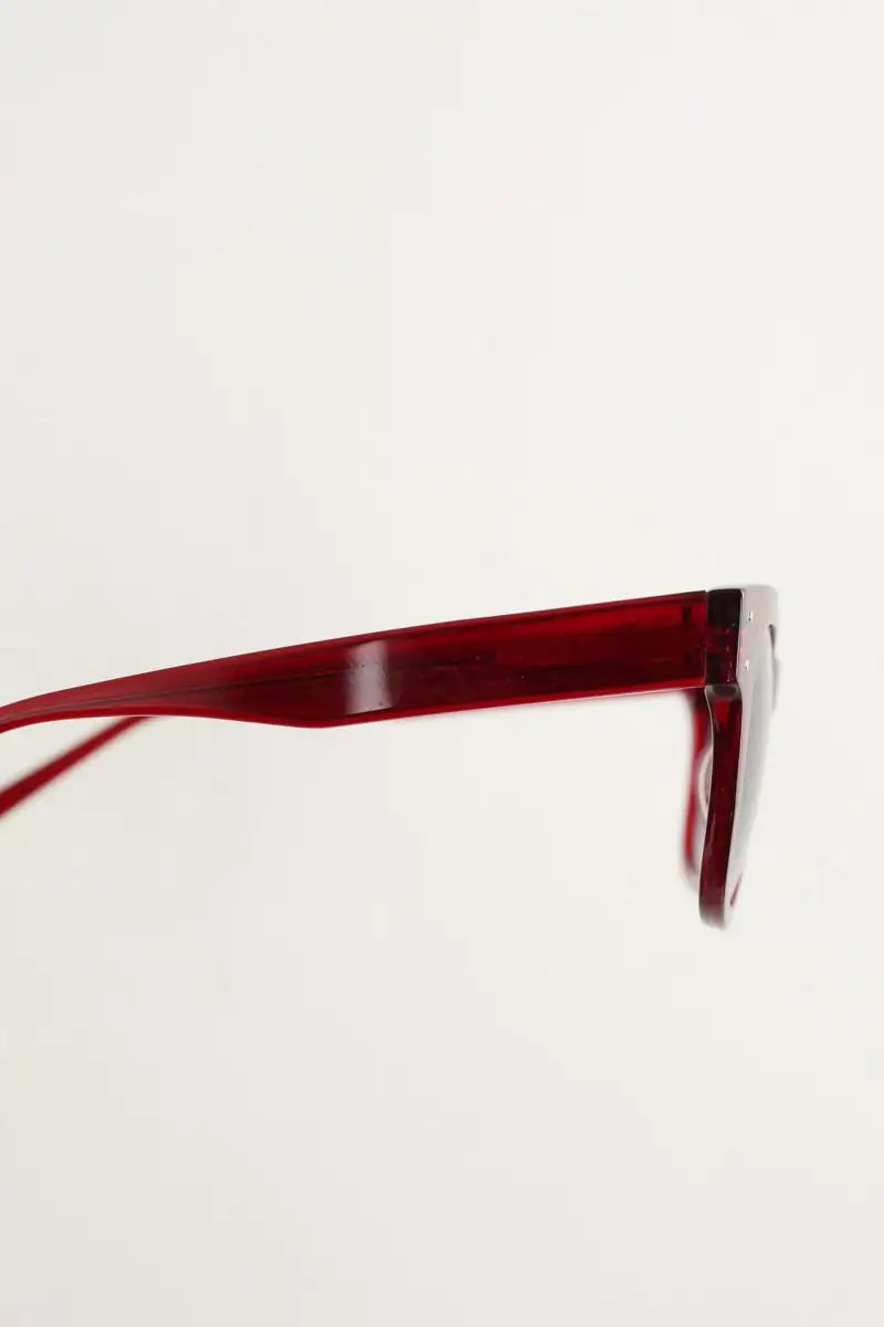 Lunettes de soleil Jimmy Fairly Bordeaux en Plastique