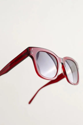 Lunettes de soleil Jimmy Fairly Bordeaux en Plastique