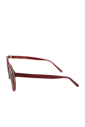 Lunettes de soleil Jimmy Fairly Bordeaux en Plastique