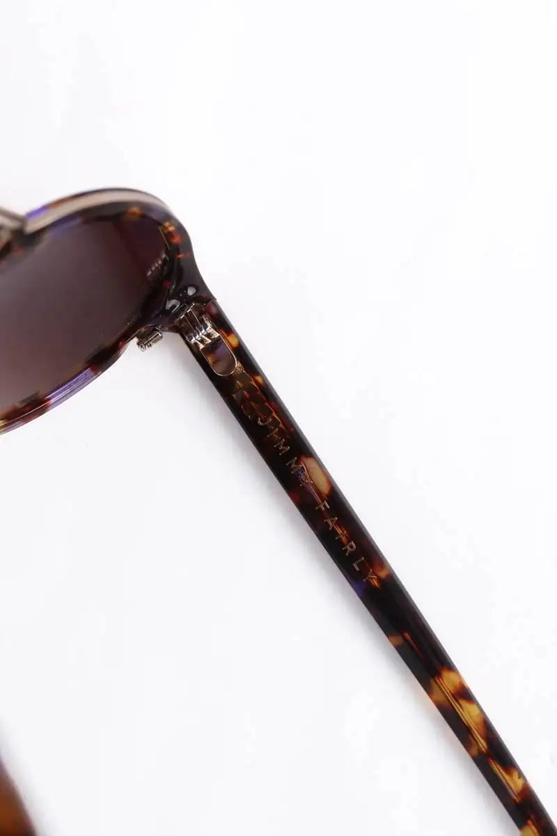 Lunettes de soleil Jimmy Fairly Marron en Plastique