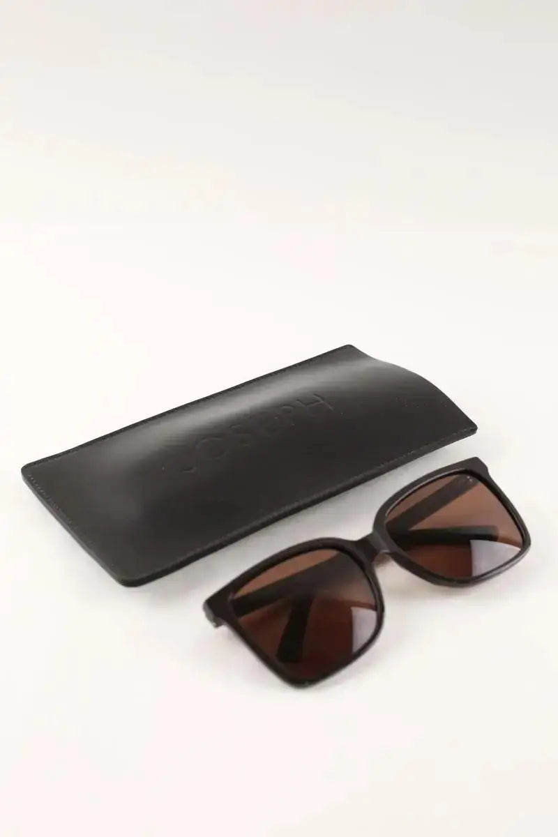 Lunettes de soleil Joseph Marron en Plastique