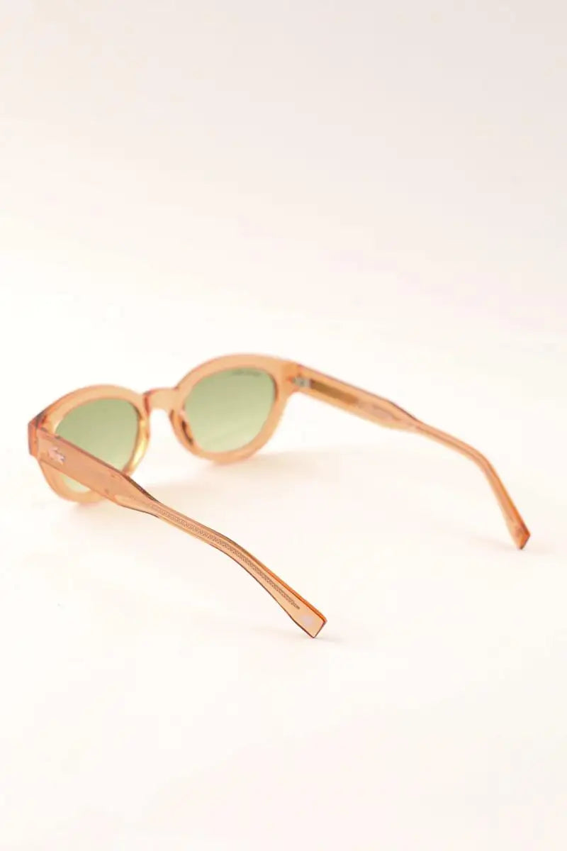 Lunettes de soleil Lacoste Marron en Plastique