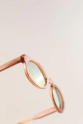 Lunettes de soleil Lacoste Marron en Plastique