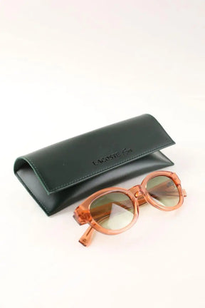 Lunettes de soleil Lacoste Marron en Plastique