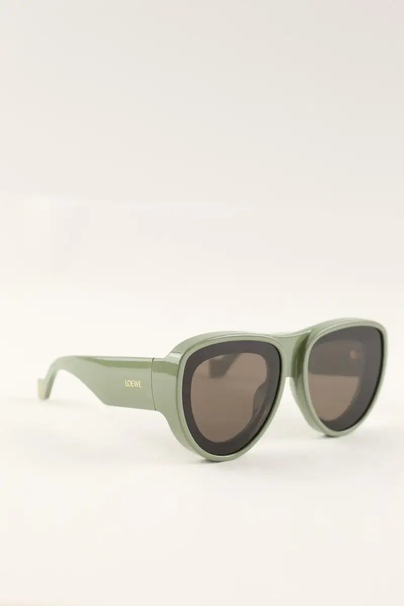 Lunettes de soleil Loewe Kaki en Plastique