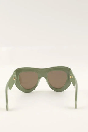 Lunettes de soleil Loewe Kaki en Plastique