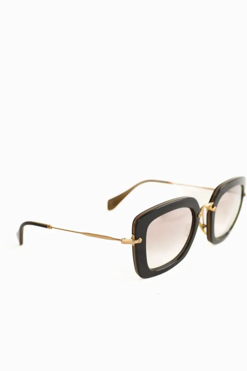 Lunettes de soleil Miu Miu Noir en Plastique