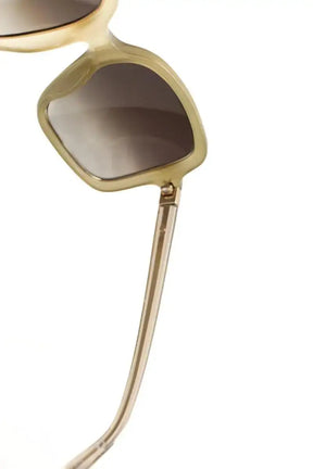 Lunettes de soleil Nina Ricci Kaki en Plastique