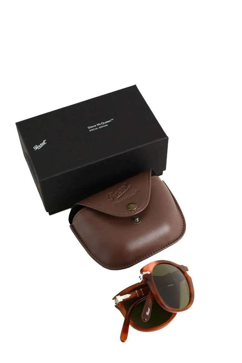 Lunettes de soleil Persol Steve Mcqueen special edition Noir en Plastique