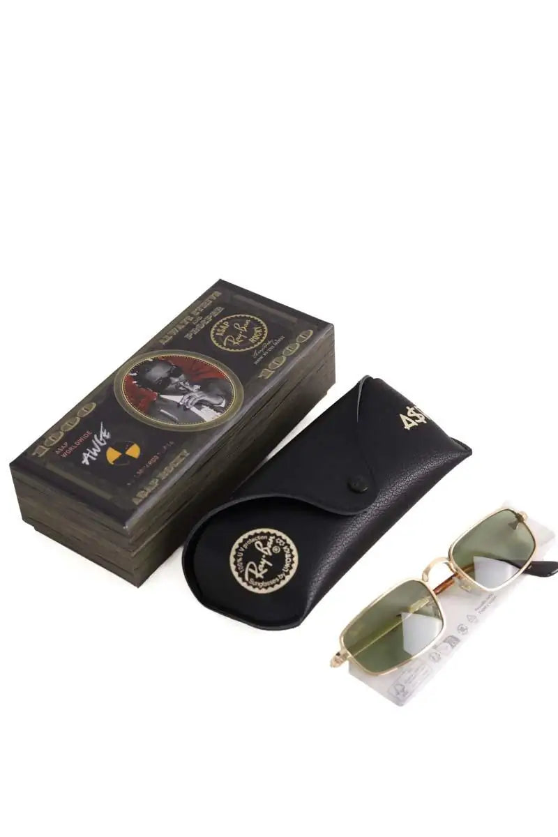 Lunettes de soleil Ray-Ban Arista Doré en Métal