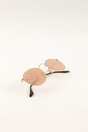 Lunettes de soleil Ray-Ban Doré en Métal