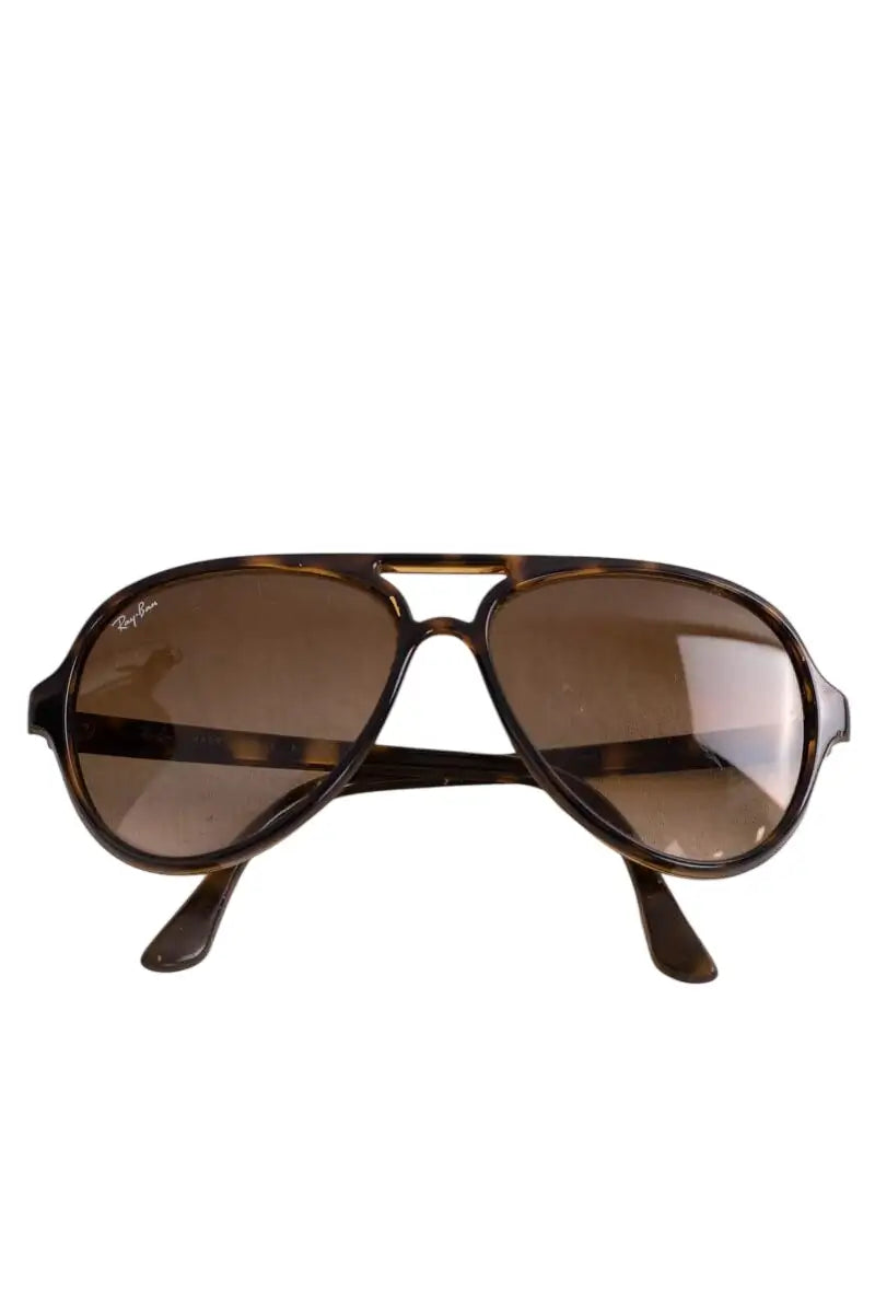 Lunettes de soleil Ray-Ban Marron en Plastique - Seconde Main