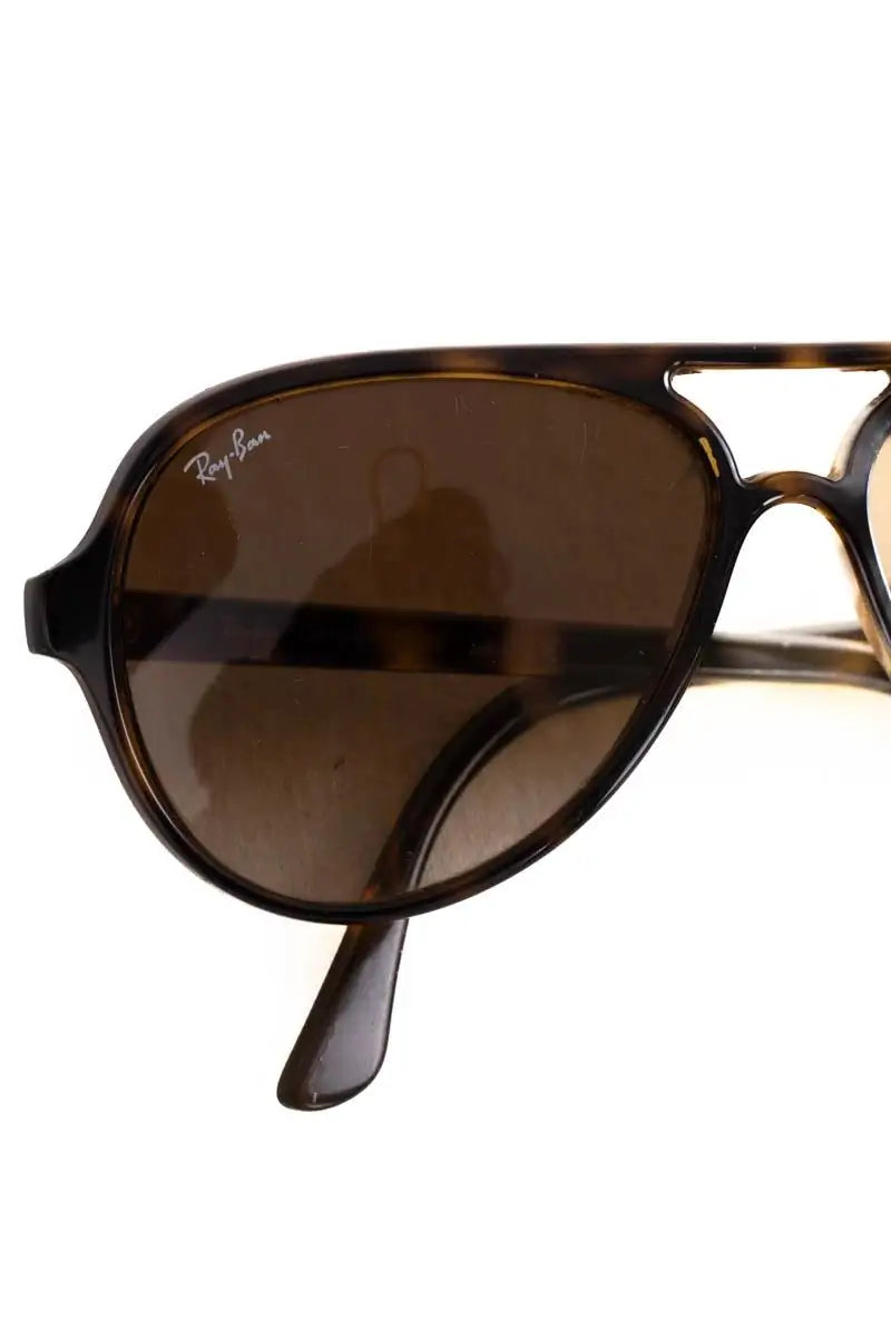 Lunettes de soleil Ray-Ban Marron en Plastique