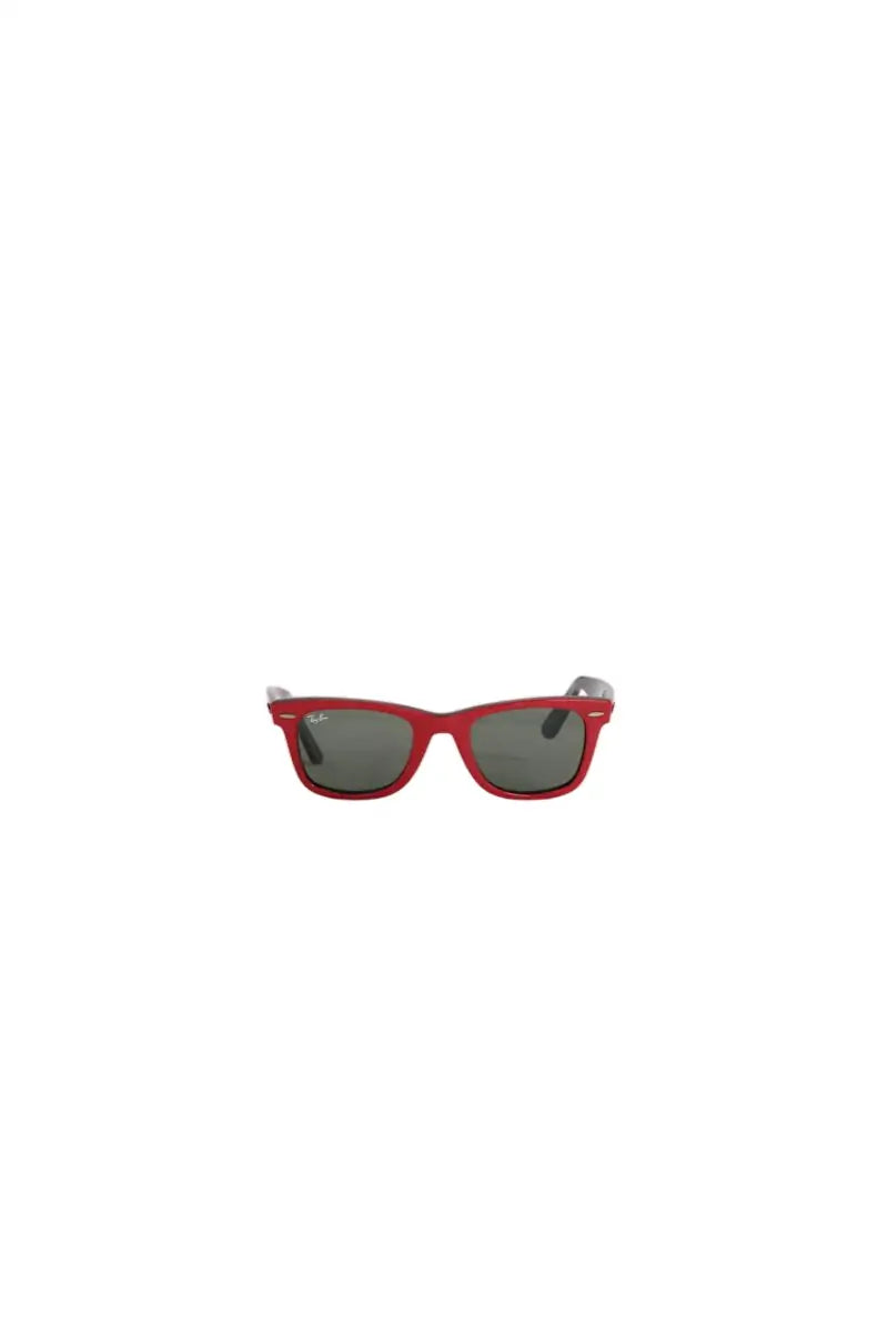Lunettes de soleil Ray-Ban Rouge en Plastique - Seconde Main