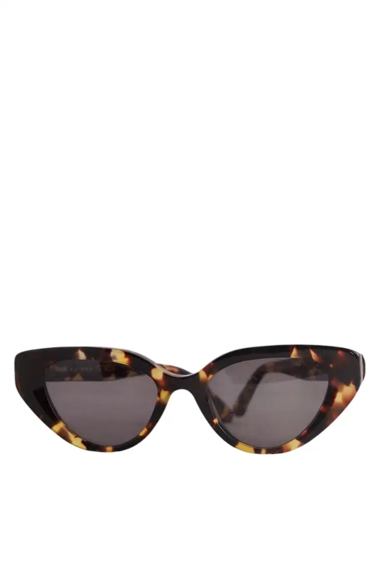 Lunettes de soleil Rouje Marron en Plastique - Seconde Main