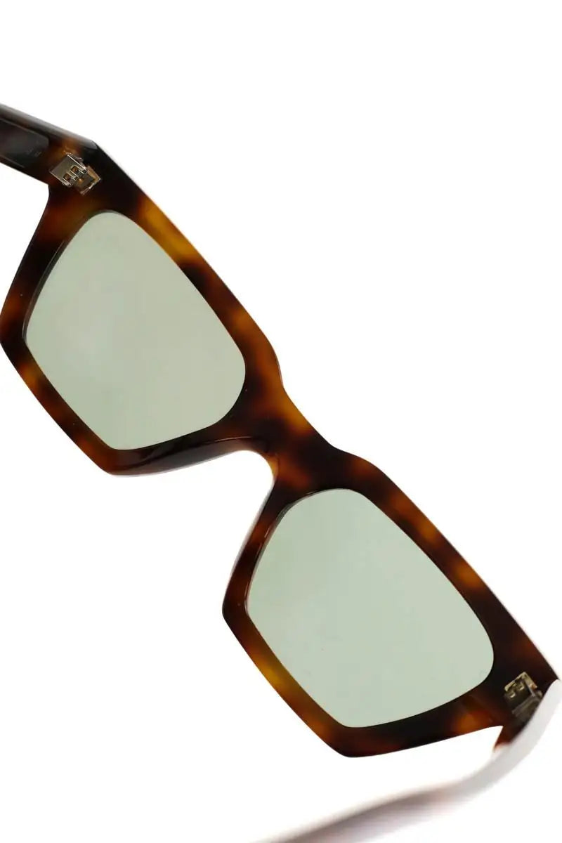 Lunettes de soleil Saint Laurent Marron en Plastique