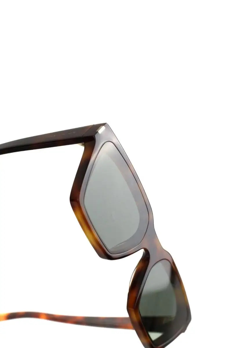 Lunettes de soleil Saint Laurent Marron en Plastique