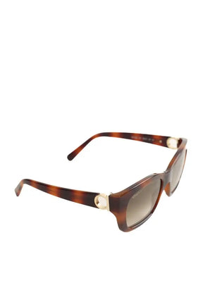 Lunettes de soleil Salvatore Ferragamo Marron en Plastique