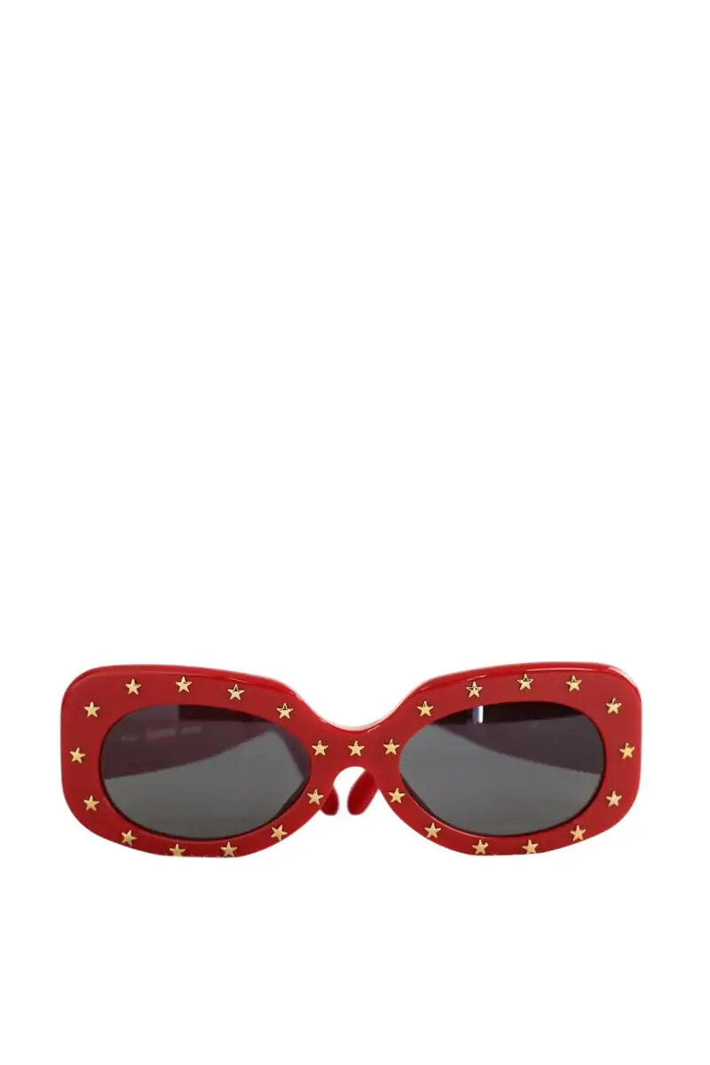 Lunettes de soleil Supreme Rouge en Plastique - Seconde Main