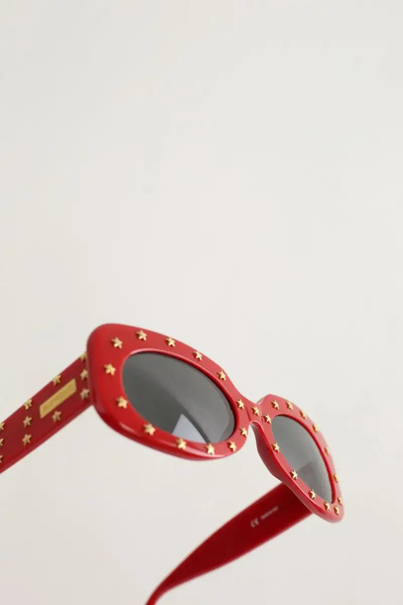 Lunettes de soleil Supreme Rouge en Plastique