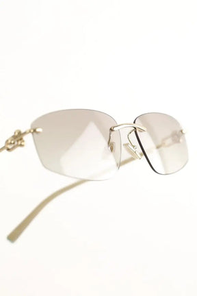 Lunettes de soleil Tiffany Marron en Plastique