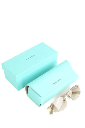 Lunettes de soleil Tiffany Marron en Plastique
