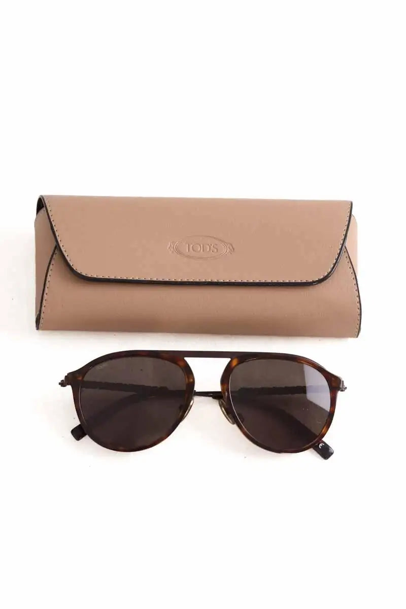 Lunettes de soleil Tod's Marron en Plastique