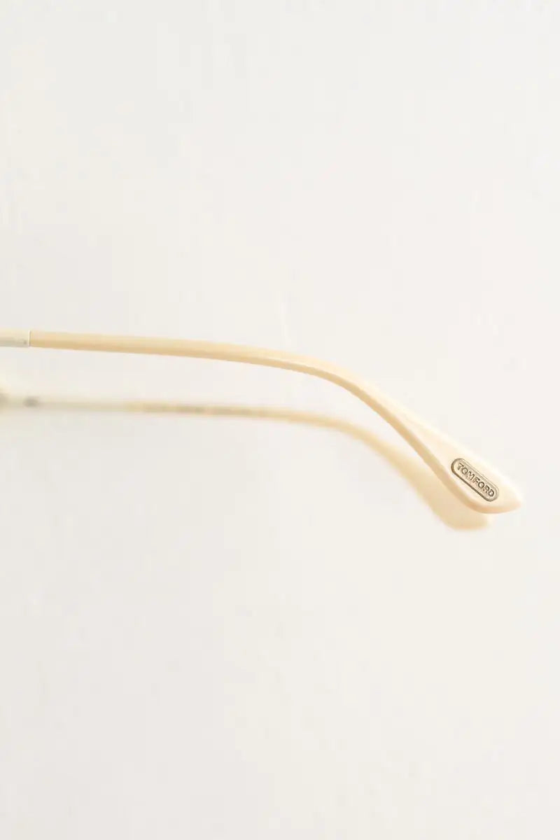 Lunettes de soleil Tom Ford Blanc en Métal