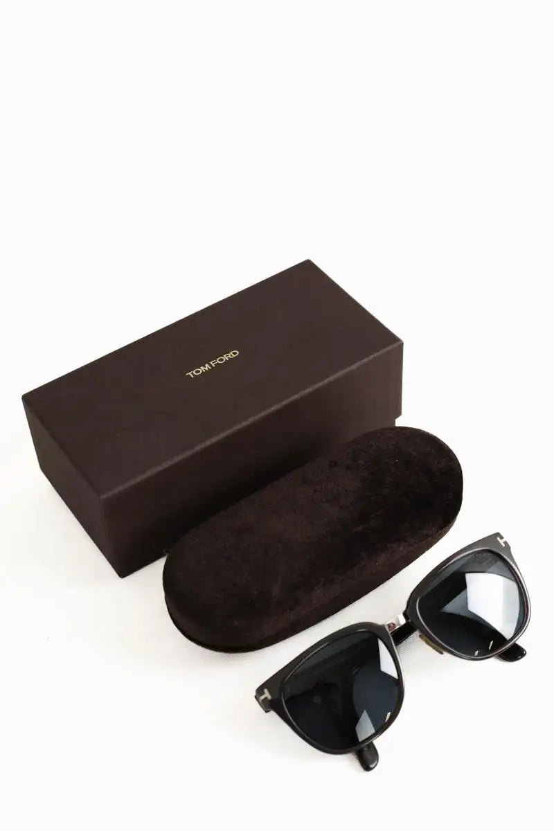 Lunettes de soleil Tom Ford Marron en Plastique