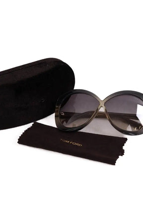 Lunettes de soleil Tom Ford Marron en Plastique