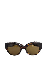 Lunettes de soleil Versace Marron en Plastique - Seconde Main